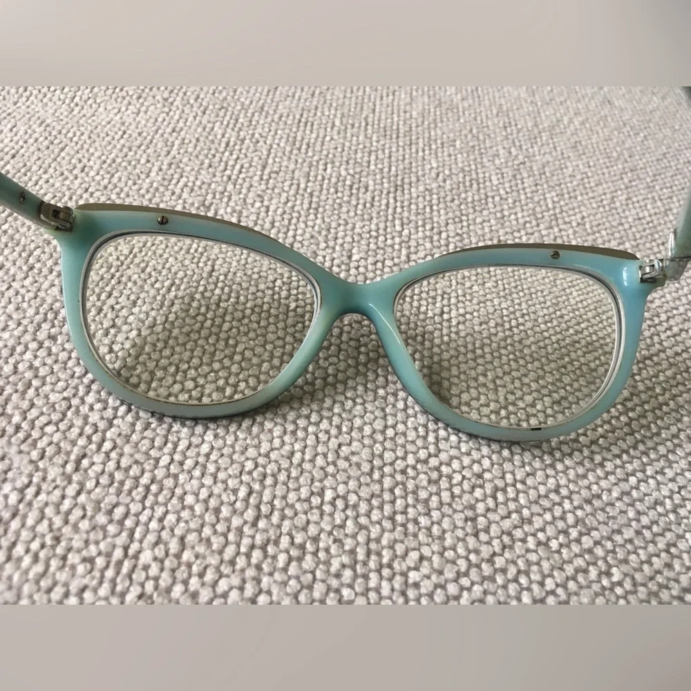 Tiffany & Co. TF 2147-B 8055 Crystals 52 Polished Black/Tiffany Blue